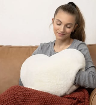 Uncommon Goods Calming Hug Weighted Heart Pillow