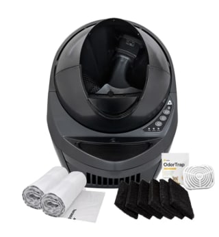 Whisker Litter Robot 3 Connect Self Cleaning Electric Cat Litter Box Bundle