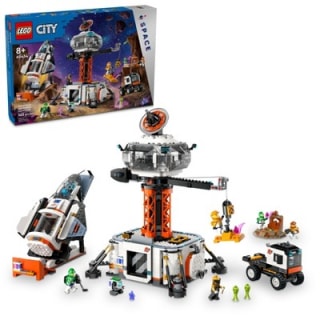 Lego City Space Base and Rocket Launchpad Set