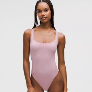 Wundermost Ultra-Soft Nulu Square-Neck Sleeveless Bodysuit