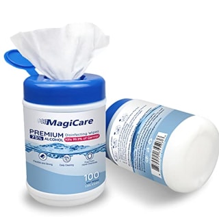 MagiCare 75% Alcohol Hand Wipes (2 Canisters)