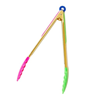 Staff Multicolor Kitchen Tongs
