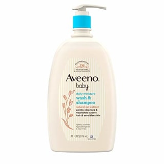 Aveeno Baby Daily Moisture Jabón y champú de baño suave