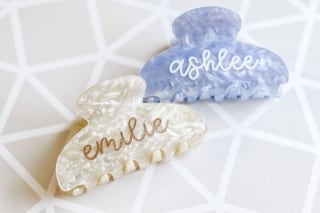 Personalized Hair Claw