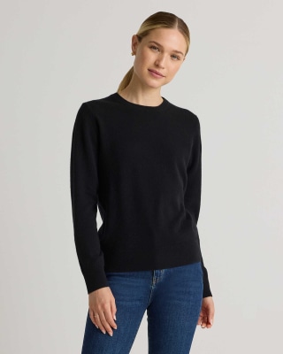 Quince Mongolian Cashmere Crewneck Sweater