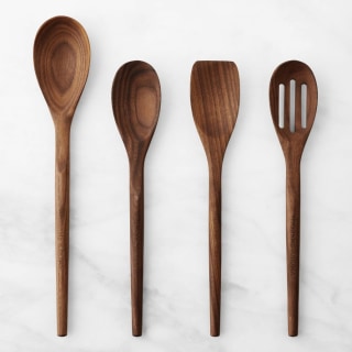 Walnut Wood Spoons, Set of 4