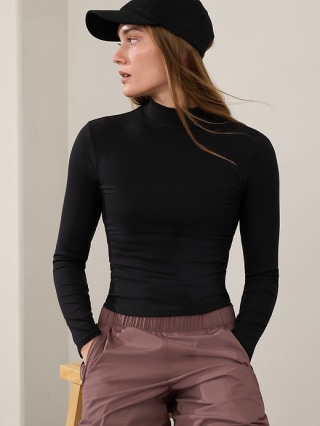 Athleta Signature Rib Turtleneck