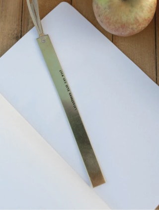 Custom Brass Bookmark