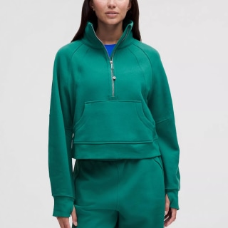 Scuba Oversized Funnel-Neck Half Zip