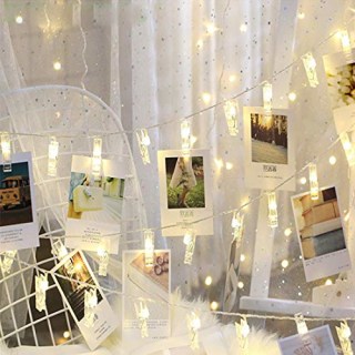 LED Photo Clip Copper String Lights