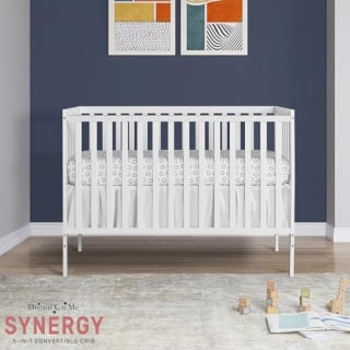 Synergy 5-In-1 Convertible Crib In White