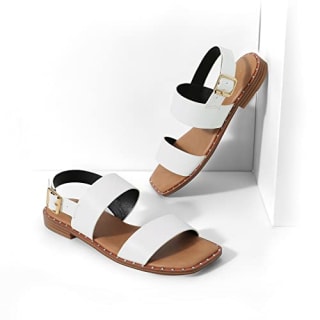 Square-Toe Sandals