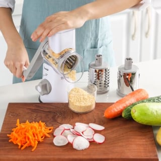 Rotary Kitchen Grater Mandoline Slicer