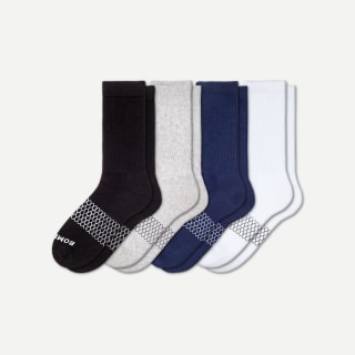 Men's Solids Calf Sock 4-Pack