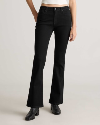 Stretch Mid Rise Flare Jeans