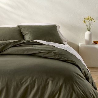 Cotton Percale Duvet Set