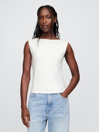 Modern Boatneck Top