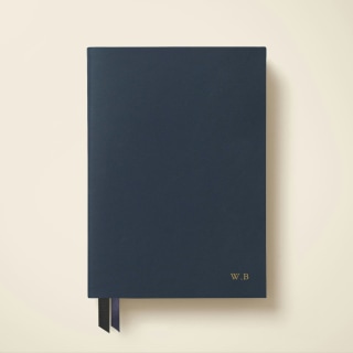 Monogram Leather Notebook