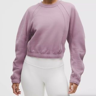 Scuba Cropped Relaxed Crewneck