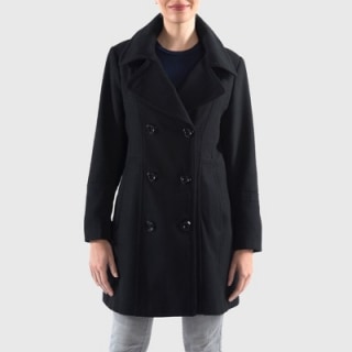 Norah Wool Blend Peacoat 