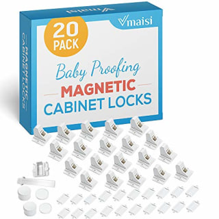Baby Proofing Magnetic Cabinet Locks (20 Count)