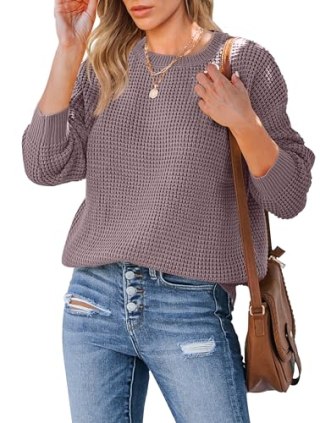 Waffle Knit Sweater
