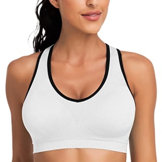 Racerback Sports Bras with Pads (Pack of 3)