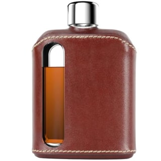 Modern Glass Hip Flask