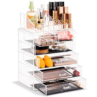 Clear Cosmetic Makeup Organizer
