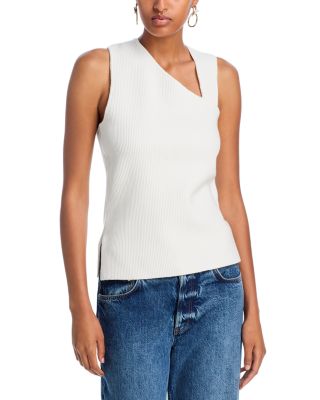 Asymmetrical Neck Tank Top