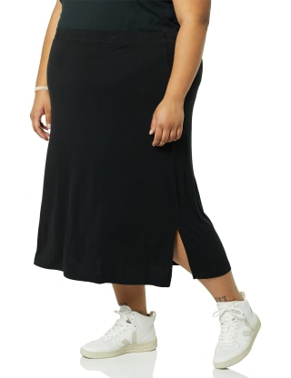 Knit Midi Skirt
