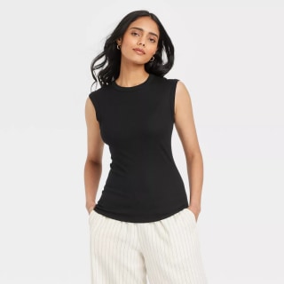 Ribbed Muscle Tank Top