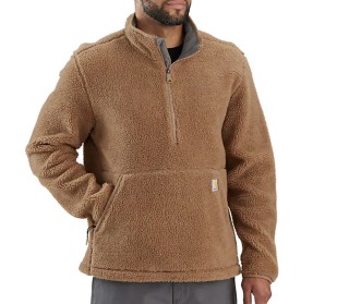 Loose Fit Fleece Pullover - 2 Warmer Rating