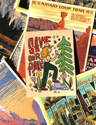 Save Our Parks Sticker