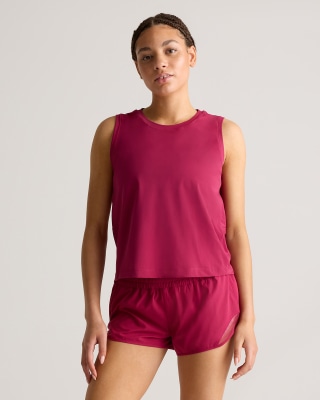 Essential Run Cropped Muscle Tank
