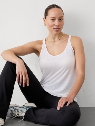 Getaway Linen Blend Tank