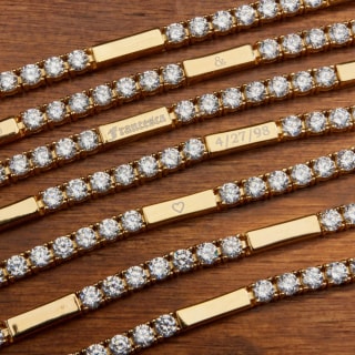 Gold Vermeil Tennis Bracelet