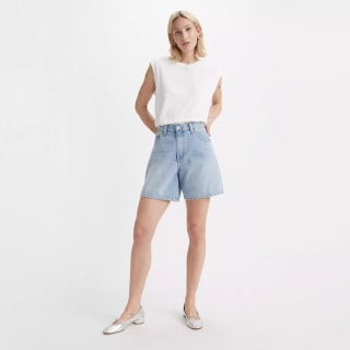 High Rise Baggy Shorts