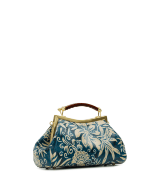 Patricia Nash Kelmscott Frame Satchel Greek Floral Print