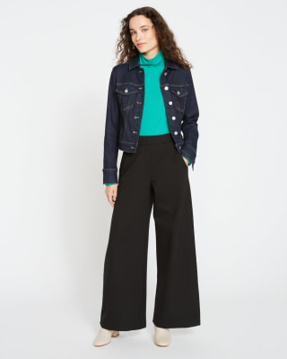 Stephanie Wide Leg Ponte Pants
