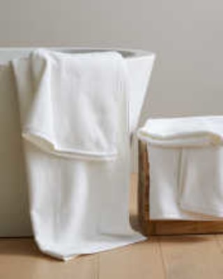 Quince Turkish Ribbed Quick Dry Bath Towel (Set of 2)