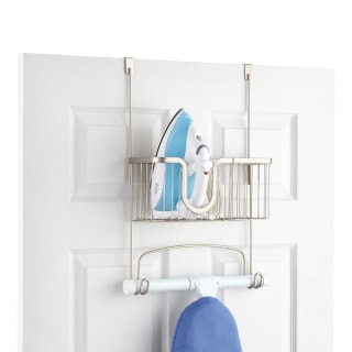 Over-The-Door York Ironing Board Hanger with Utility Basket
