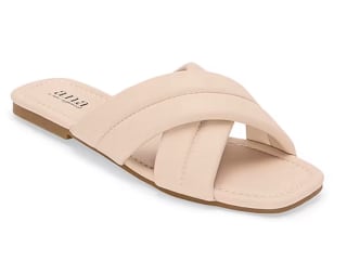 Womens Puffy Slide Sandals