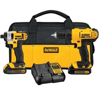 Dewalt 20V Max Cordless Drill Combo Kit 