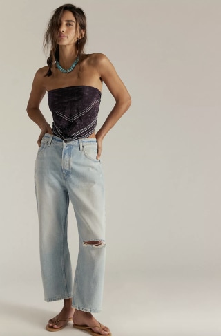 We The Free Deep Trance Dropped Boyfriend Jeans