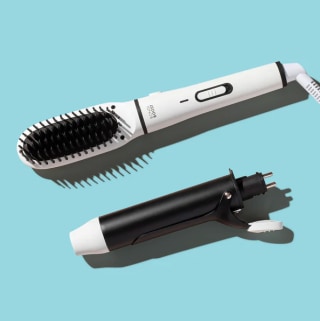 Mini Hair Straightener Brush and Curling Iron