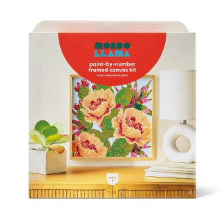 Mondo Llama Flowering Cacti Paint by Number Painting Kit