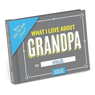 Knock Knock What I Love about Grandpa Fill-in-the-Love Journal