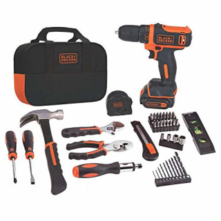 Black+Decker 12V Max Cordless Drill/Driver + 59 Piece Project Kit