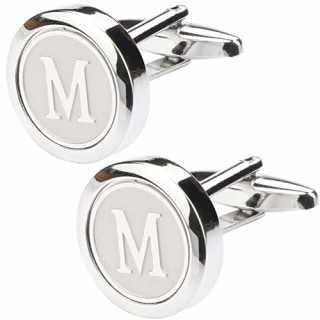 Dannyshi Classic Stainless Steel Initial Cufflinks